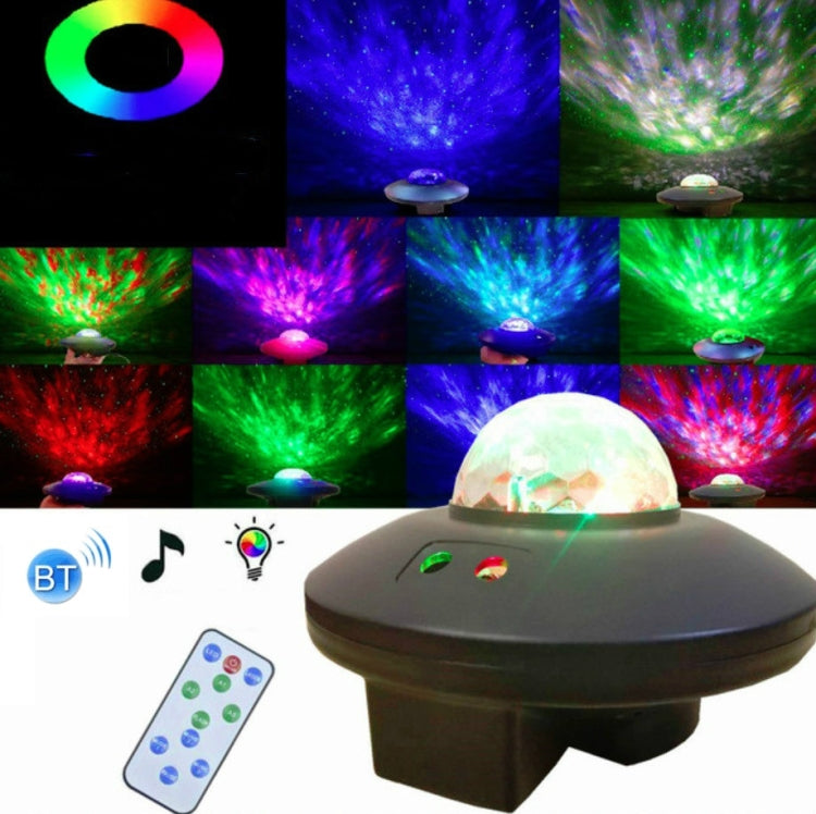 Luz Projetor LED Onda de Água Laser Céu Estrelado Luz USB Controlo Remoto Bluetooth Controlo por Voz Luz Laser Bola Mágica Rotativa