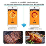 Termómetro inteligente sem fios Bluetooth para forno de cozinha BBQ, intervalo de temperatura dos alimentos: 0-100 graus