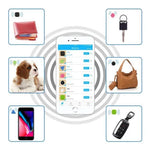 Carteira para Crianças com Alarme para Animais de Estimação, Localizador de Chaves Mini Etiqueta Inteligente Rastreador Bluetooth Localizador Alarme Automóvel Carro Animais Crianças Motociclo Rastreadores