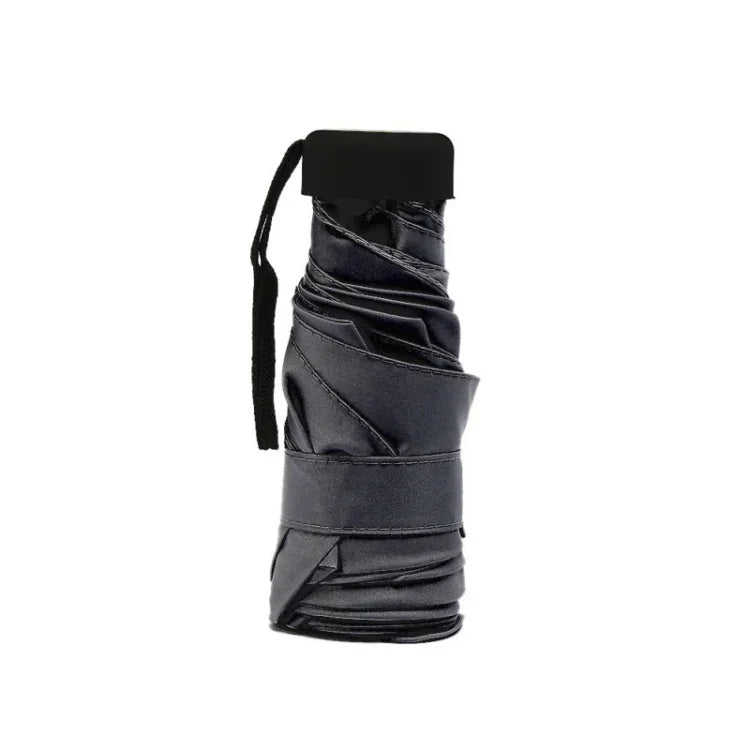 Guarda-chuva de Bolso Mini Cápsula Dobrável à Prova de Vento para Viagem Compacta