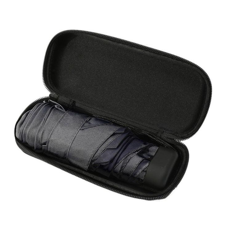 Guarda-chuva de Bolso Mini Cápsula Dobrável à Prova de Vento para Viagem Compacta