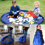 Saco de Armazenamento Portátil para Brinquedos de Crianças, Bolsa de Cordão Fashion e Prática, 100cm, 45cm
