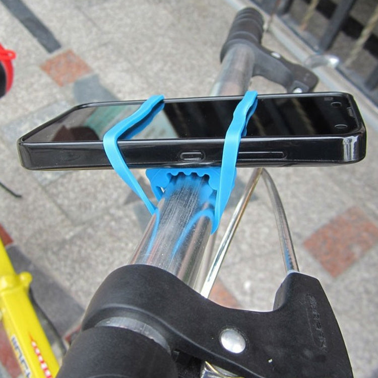 5 Peças de Correia de Silicone para Lanterna de Bicicleta de Montanha, Suporte Elástico para Telefone e Lanterna