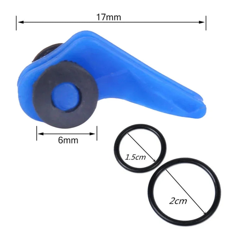 10 Peças/Saco Suporte de Anzol de Pesca em Plástico para Vara de Pesca Iscos Suporte de Segurança Equipamento de Pesca, Vermelho, Roxo, Preto, Azul, Amarelo, Rosa, Laranja, Verde