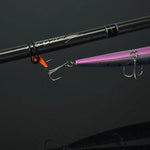 10 Peças/Saco Suporte de Anzol de Pesca em Plástico para Vara de Pesca Iscos Suporte de Segurança Equipamento de Pesca, Vermelho, Roxo, Preto, Azul, Amarelo, Rosa, Laranja, Verde