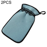 2 Luvas de Banho para Duche Esfoliantes para Lavagem da Pele Spa Massagem Ferramentas de Limpeza para Casa de Banho