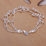 Pulseira Fashion Banhada a Prata 925
