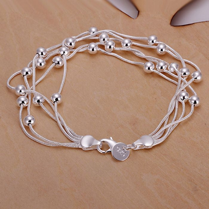 Pulseira Fashion Banhada a Prata 925