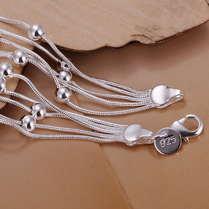Pulseira Fashion Banhada a Prata 925