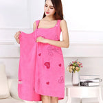 Toalhas de Banho de Moda para Senhora, Toalha de Banho Mágica de Secagem Rápida, Vestível, para Praia, Spa, Roupões de Banho, Saia de Banho
