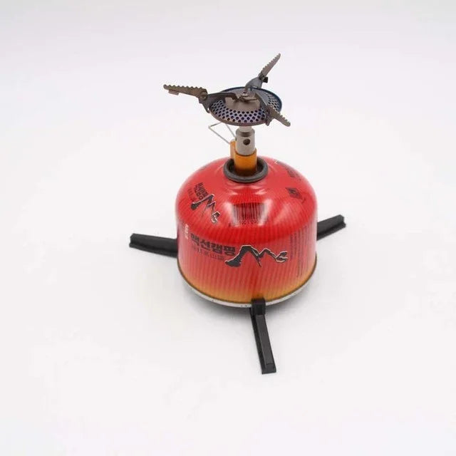 Suporte Tripé para Base de Botija de Gás Longa para Fogão de Exterior com Botija de Gás Plana, Suporte para Botija de Gás Dobrável