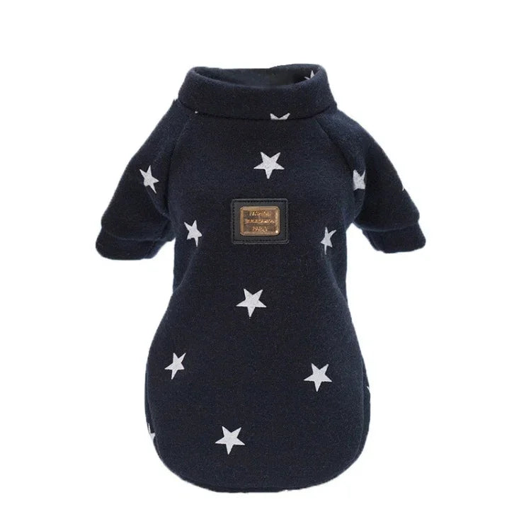 Camisola de Estrela de Cinco Pontas para Outono e Inverno para Animais, Roupa Quente para Animais, L, XXL, XL