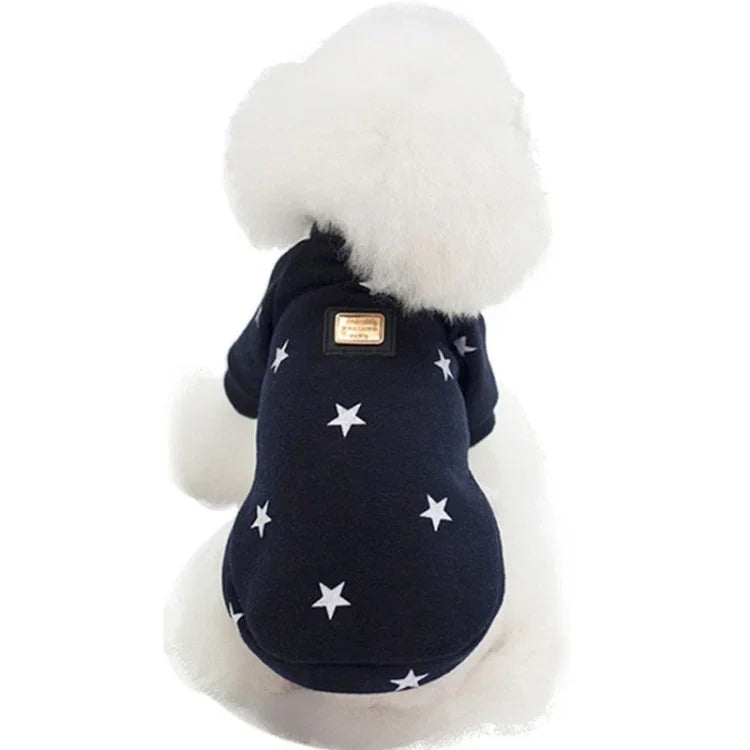 Camisola de Estrela de Cinco Pontas para Outono e Inverno para Animais, Roupa Quente para Animais, L, XXL, XL