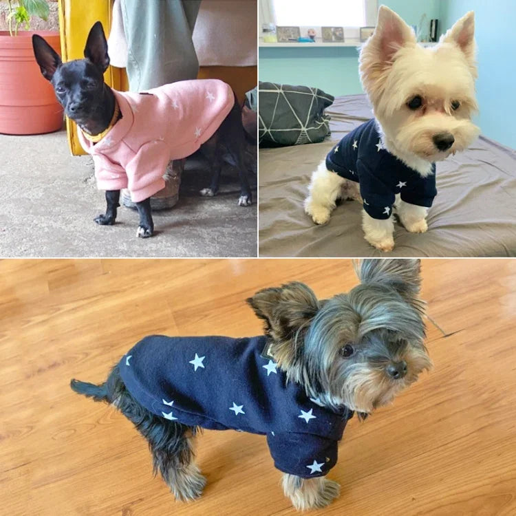 Camisola de Estrela de Cinco Pontas para Outono e Inverno para Animais, Roupa Quente para Animais, L, XXL, XL