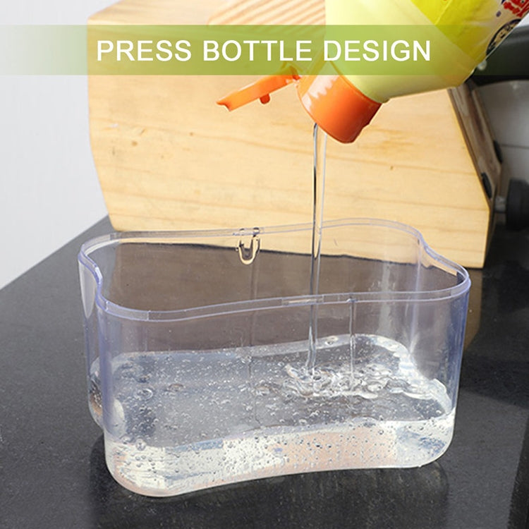 Dispenser de Sabão Pressão para Cozinha Detergente, Cinzento