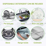 Dispenser de Sabão Pressão para Cozinha Detergente, Cinzento