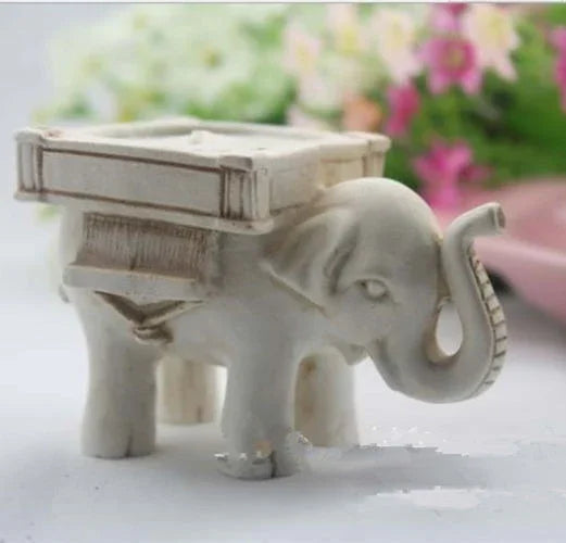 Suporte para Vela de Chá Elefante Retro Castiçal Decoração de Casamento Decoração para Casa Artesanato Suportes para Vela de Chá, Suporte para Vela de Chá Elefante