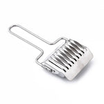 Máquina Manual de Corte de Massa em Aço Inoxidável para Cozinha, Cortador de Massa 2