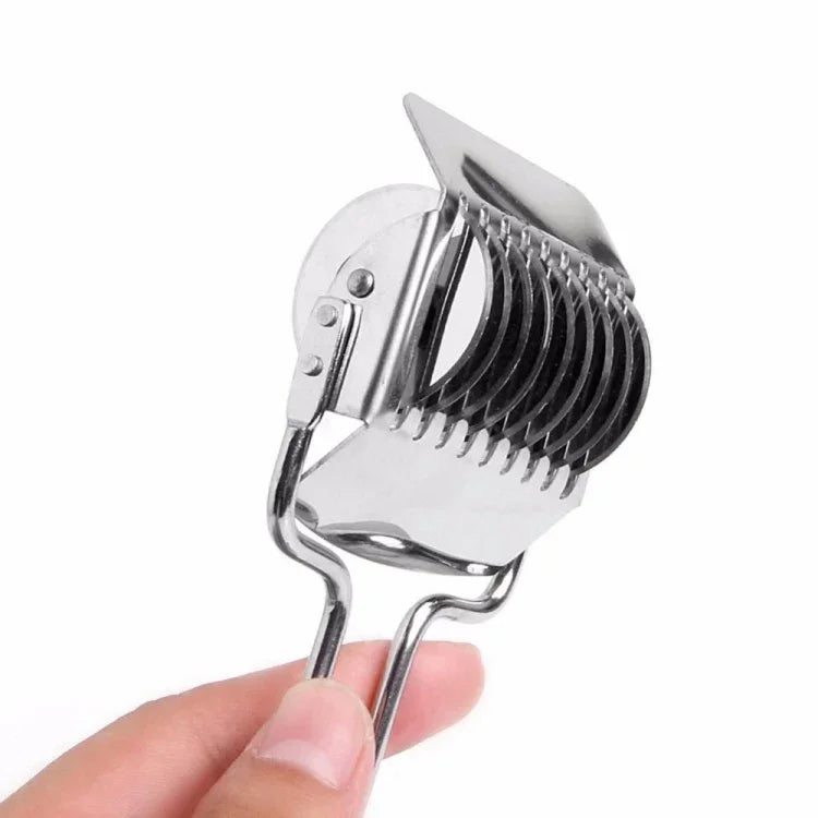 Máquina Manual de Corte de Massa em Aço Inoxidável para Cozinha, Cortador de Massa 2