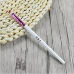 5 Pincéis para Sobrancelhas com Cabo de Madeira Branco e Biselados Pincel para Sobrancelhas Pincel para Sombra de Olhos