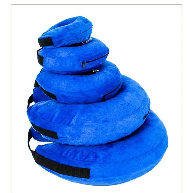 Coleira Inflável em PVC para Cães, Anti-arranco, S, M, L, XL