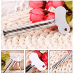 3 Dispositivos de Espremer Pasta de Dentes em Aço Inoxidável, Raspador para Cabelo, Ferramenta de Tingimento, Espremedor Metálico Semicircular, Espremedor para Cabelo