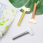 3 Dispositivos de Espremer Pasta de Dentes em Aço Inoxidável, Raspador para Cabelo, Ferramenta de Tingimento, Espremedor Metálico Semicircular, Espremedor para Cabelo