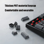 Rapoo V860 Teclado Mecânico de Jogo com Fios para Computador de Secretária, 61 Teclas, 87 Teclas, 104 Teclas