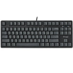 Rapoo V860 Teclado Mecânico de Jogo com Fios para Computador de Secretária, 61 Teclas, 87 Teclas, 104 Teclas
