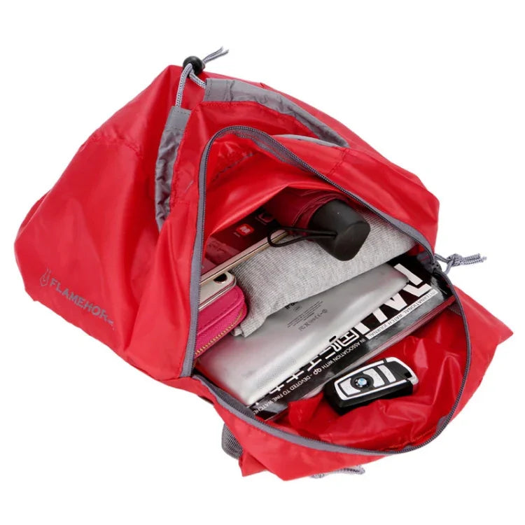 Mochila Dobrável Impermeável de Nylon para Mulheres e Homens, Viagem, Portátil, Confortável, Leve, Bolsa de Armazenamento Dobrável