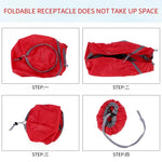 Mochila Dobrável Impermeável de Nylon para Mulheres e Homens, Viagem, Portátil, Confortável, Leve, Bolsa de Armazenamento Dobrável