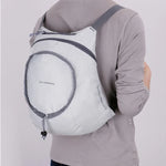 Mochila Dobrável Impermeável de Nylon para Mulheres e Homens, Viagem, Portátil, Confortável, Leve, Bolsa de Armazenamento Dobrável