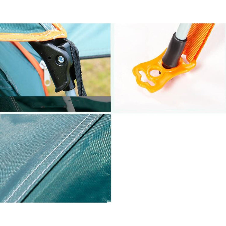 Tenda de Campismo Automática para 3-4 Pessoas, à Prova de Chuva, Espessada, de Praia, Abertura Rápida em Quatro Lados, Vinil Automático, Vinil Grande Melhorado