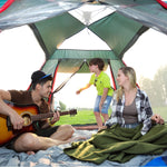 Tenda de Campismo Automática para 3-4 Pessoas, à Prova de Chuva, Espessada, de Praia, Abertura Rápida em Quatro Lados, Vinil Automático, Vinil Grande Melhorado