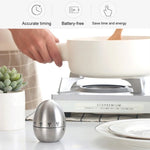 Temporizador Mecânico para Cozinha com Alarme de 60 Minutos, Aço Inoxidável, Ferramentas de Cozinha, Temporizador Mecânico para Ovos