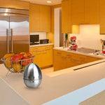 Temporizador Mecânico para Cozinha com Alarme de 60 Minutos, Aço Inoxidável, Ferramentas de Cozinha, Temporizador Mecânico para Ovos