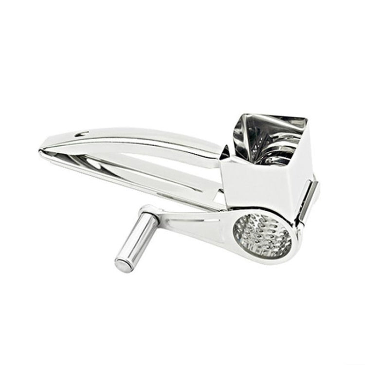 Ralador de Queijo Giratório com Recipiente em Aço Inoxidável, Triturador Manual Rotativo, com 3-4 furos, com 7-8 furos, com 9-10 furos, com lascas
