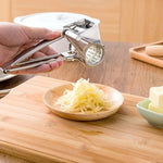 Ralador de Queijo Giratório com Recipiente em Aço Inoxidável, Triturador Manual Rotativo, com 3-4 furos, com 7-8 furos, com 9-10 furos, com lascas