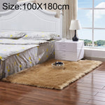 Tapete de Pele Artificial Macia de Lã de Carneiro Luxuoso Retangular Quadrado, 80x180cm, 45x45cm, 100x180cm, 55x55cm