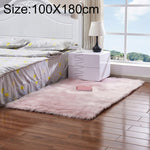 Tapete de Pele Artificial Macia de Lã de Carneiro Luxuoso Retangular Quadrado, 80x180cm, 45x45cm, 100x180cm, 55x55cm