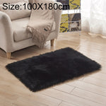 Tapete de Pele Artificial Macia de Lã de Carneiro Luxuoso Retangular Quadrado, 80x180cm, 45x45cm, 100x180cm, 55x55cm