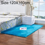 Tapete de lã artificial macia retangular quadrado de luxo, 120x160cm