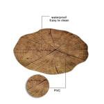 2 Peças de Tapetes de Mesa em Madeira para Colocação de Louça, Almofada em Forma de Flor de Lótus para Chá, Decoração, Tapetes para Mesa 1