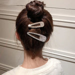 Barretes Elegantes de Moda com Diamantes, Cristais e Pérolas Luxuosas para Mulheres Acessórios para Cabelo