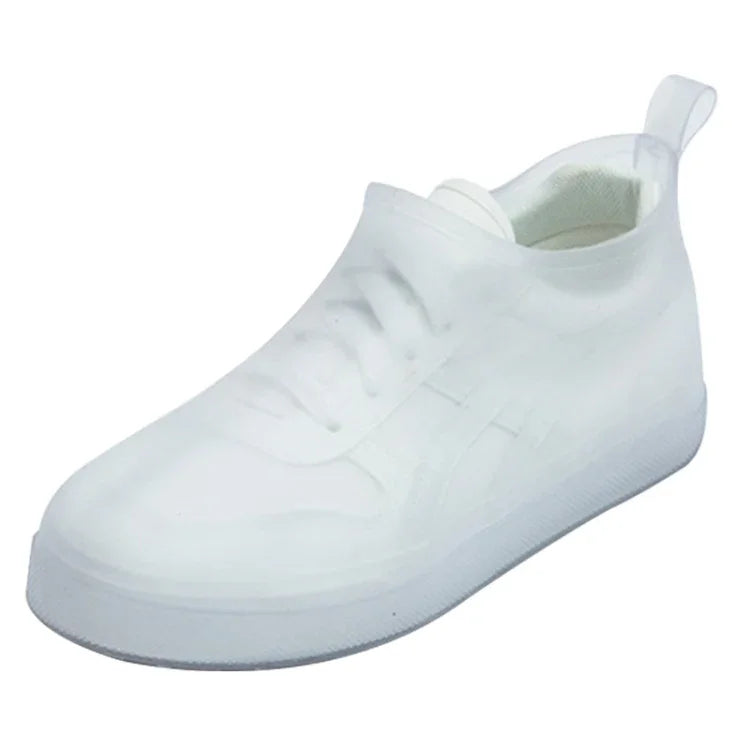 Botas de Chuva Portáteis Antiderrapantes Reutilizáveis, Capa de Sapatos Impermeável em PVC, 31