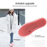 Botas de Chuva Portáteis Antiderrapantes Reutilizáveis, Capa de Sapatos Impermeável em PVC, 31