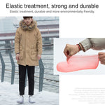 Botas de Chuva Portáteis Antiderrapantes Reutilizáveis, Capa de Sapatos Impermeável em PVC, 31