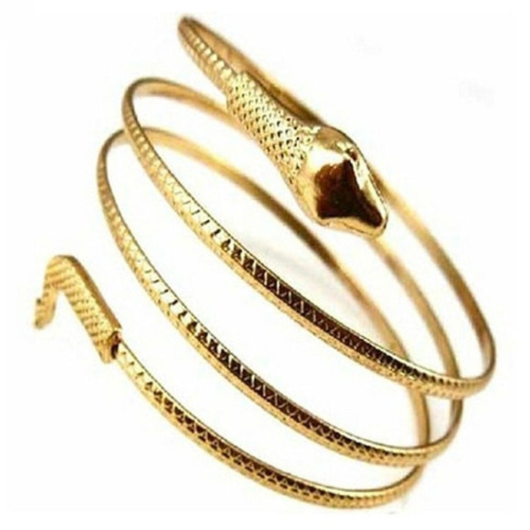 Pulseira pequena de metal com cobra torcida, anel e pulseiras de cobra