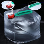 Saco de Água Dobrável em PVC para Beber de 20L para Camping ao Ar Livre, 20L