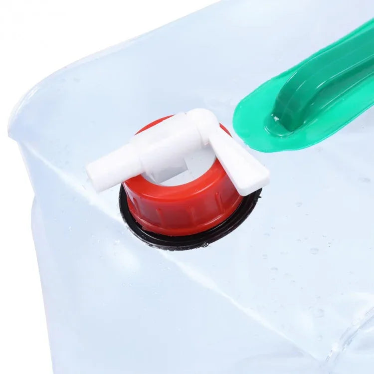 Saco de Água Dobrável em PVC para Beber de 20L para Camping ao Ar Livre, 20L